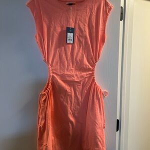 Coral Sleeveless Dress